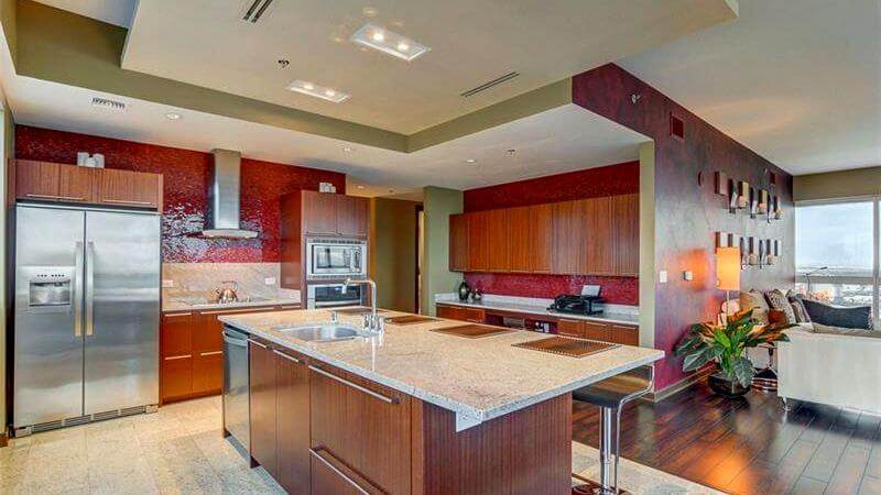 A The Martin condo for lease upgraded kitchen