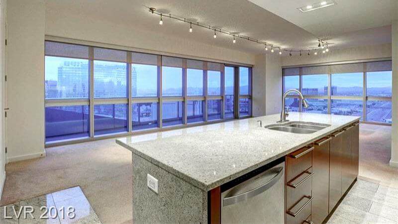 A The Martin condo for sale living-room in Las Vegas with great views