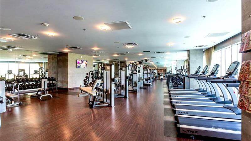 The Martin has one of the best fitness centers of any Las Vegas high-rise towers