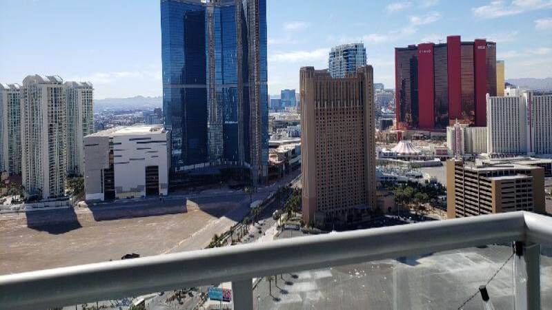 South Las Vegas Strip view from Allure condo for sale on 32nd floor